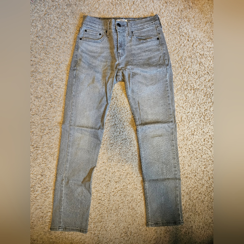 Denizen From Levi's Jeans Mens 28x30 Gray216 Slim Fit Light Wash Denim Pre-Owned